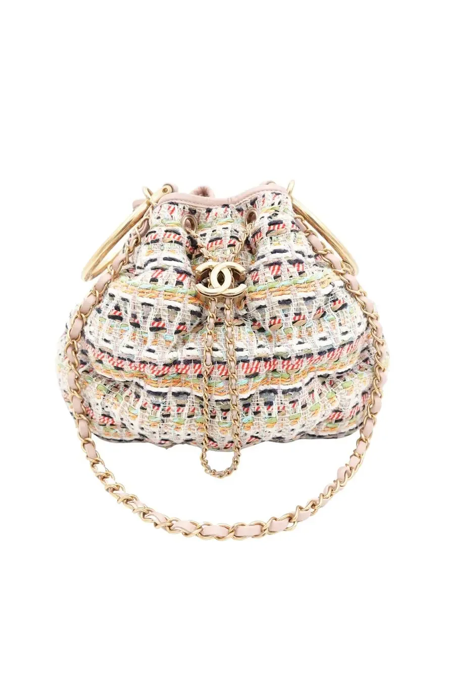 Resort 17 Cuba Collection Tweed 'Chesterfield' Bucket Bag
